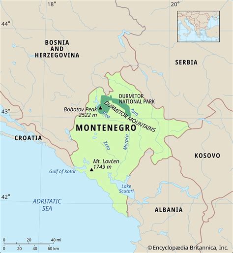 what country is montenegro in.